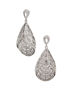 ABS by Allen Schwartz Teardrop Chandelier Earrings