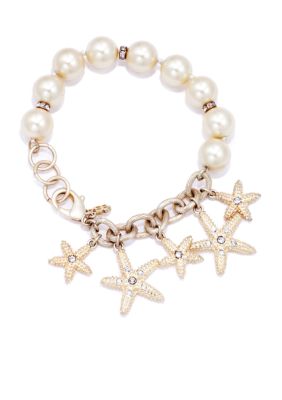 ABS by Allen Schwartz Bead and Charm Bracelet