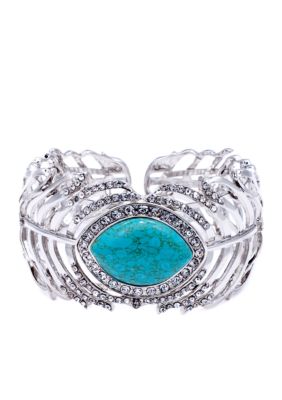 ABS by Allen Schwartz Feather Cuff Bangle