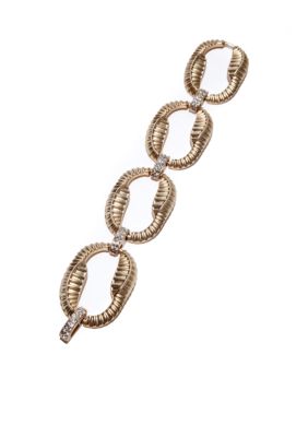 ABS by Allen Schwartz Textured Link Bracelet
