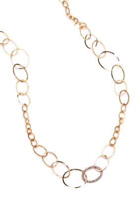 ABS by Allen Schwartz Open Link Strand Necklace