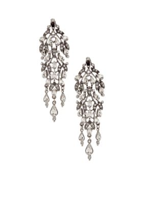 Ben-Amun Long Statement Chandelier Earrings