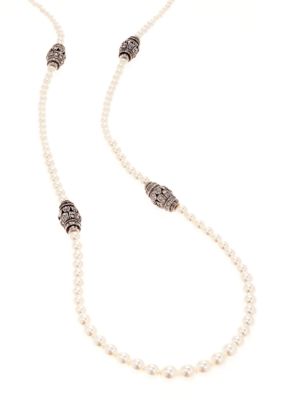 Ben-Amun Long Pearl Necklace