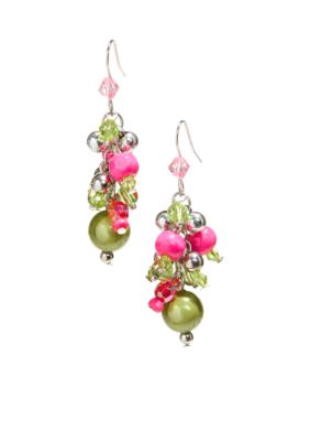 New Directions Strawberry Lime Cluster Earrings