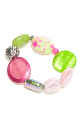 New Directions Strawberry Lime Stretch Bracelet