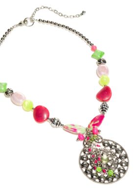 New Directions Strawberry Lime Pendant Necklace