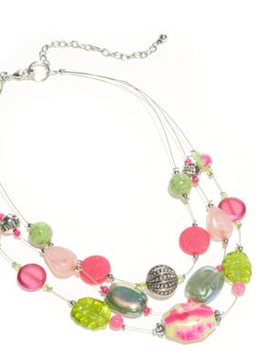 New Directions Strawberry Lime Illusion Necklace
