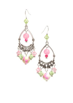 New Directions Strawberry Lime Chandelier Earrings