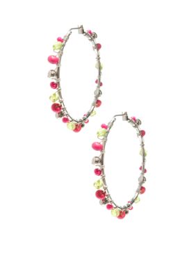 New Directions Strawberry Lime Hoop Earrings