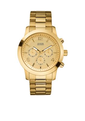 GUESS Men's Goldtone Chronograph Watch