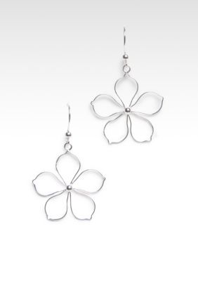 Belk Silverworks Open Flower Earring