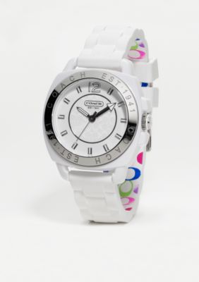 COACH BOYFRIEND SILICON RUBBER STRAP WATCH
