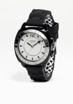 COACH BOYFRIEND SILICON RUBBER STRAP WATCH