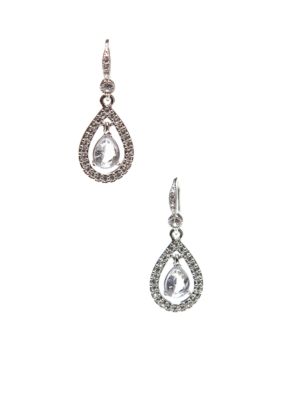 Carolee Pave Teardrop Earring