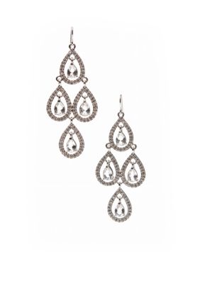 Carolee Pave Chandelier Earring