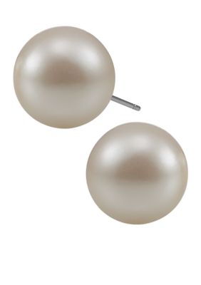 Carolee Pearl Stud Earrings