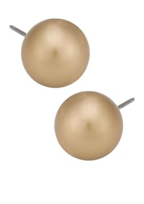 Carolee Gold Pearl Stud