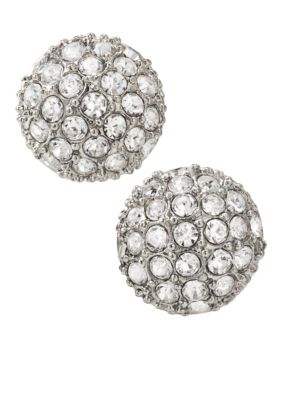Carolee Crystal Fireball Stud Earrings