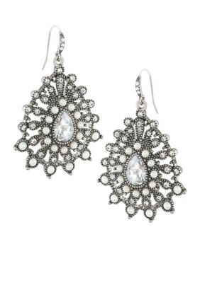Carolee Ladylike Beauty Chandelier Pierced Earrings