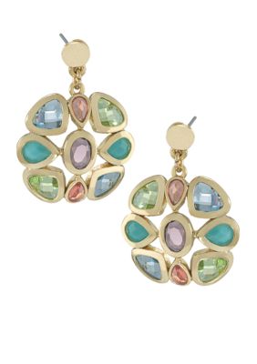 Carolee Exclusive Cluster Drop Earrings