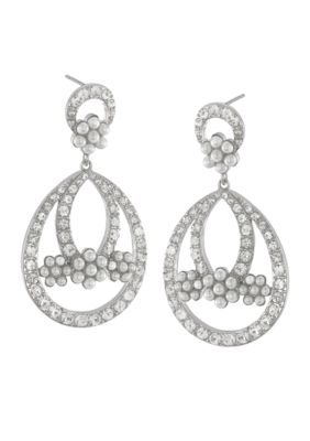 Carolee Debutant Ball Gypsy Drop Pierced Earrings
