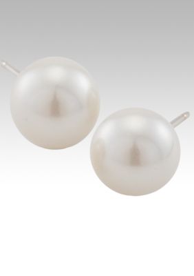Carolee 8mm 14k Post Simulated Pearl Earrings