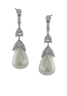 Carolee Linear Teardrop Earrings