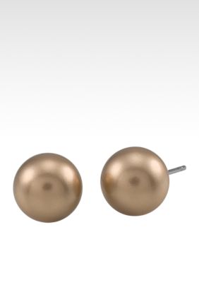 Carolee Gold Pearl Earring