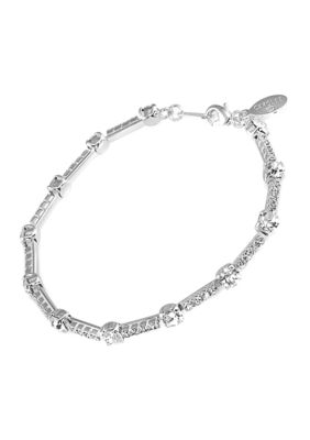 Carolee Crystal Chain Bracelet