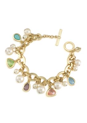 Carolee Ornate Charm Bracelet