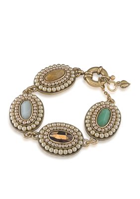 Carolee Sand Shades Stone Flex Bracelet