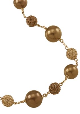 Carolee Gold Standard Illusion Necklace