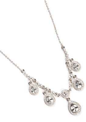 Carolee Crystal Frontal Necklace