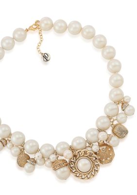 Carolee 40th Anniversary Charm Necklace