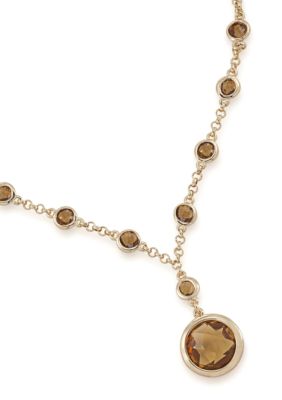 Carolee Bezel Set Pendant