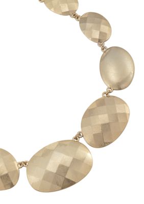 Carolee Satin Gold Collar Necklace