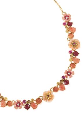 Carolee The Bright Side Frontal Flower Necklace