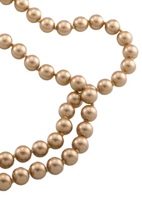 Carolee Gold Pearl Rope Necklace
