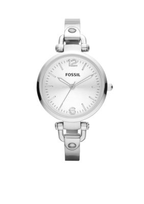 Fossil Ladies Georgia Stainless Steel Bracelet Watch