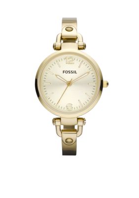 Fossil Georgia Stainless Steel Gold Tone Watch