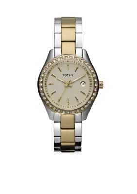 Fossil Ladies Mini Stella Two Tone Glitz Watch