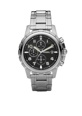 Fossil Dean Chronograph Black Dial Watch