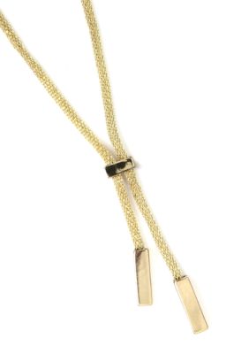 Anne Klein Gold Mesh Y-Necklace
