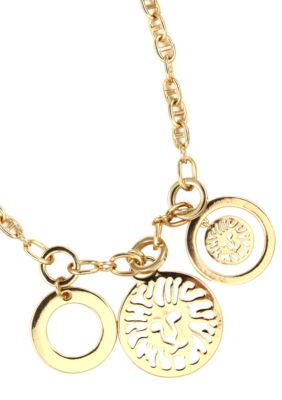 Anne Klein Lion Frontal Necklace