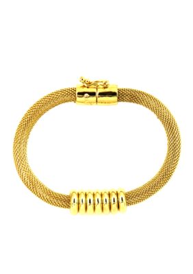 Anne Klein Gold Mesh Bracelet