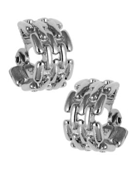 Anne Klein Anne Klein Silver Clip Earrings