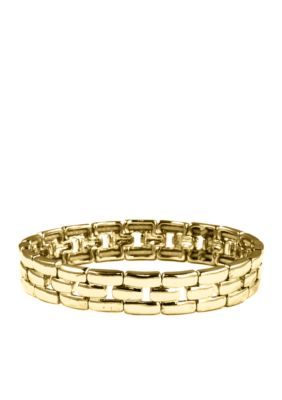 Anne Klein Gold Stretch Bracelet