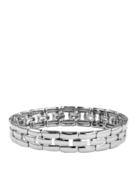 Anne Klein Silver Stretch Bracelet