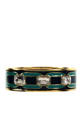 Anne Klein Turquoise Enamel Bangle