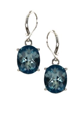 Anne Klein Aqua Drop Earrings